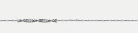 Αλυσίδα Λαιμού Λευκόχρυση 14 καράτια 40cm AL16005