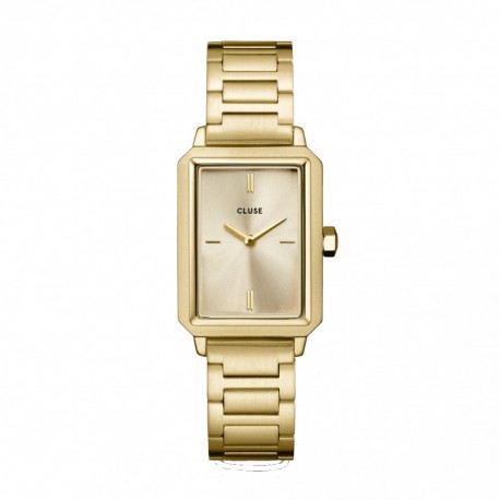 CLUSE Fluette Gold Stainless Steel, Sand Texture Gold, Gold Colour CW11511 