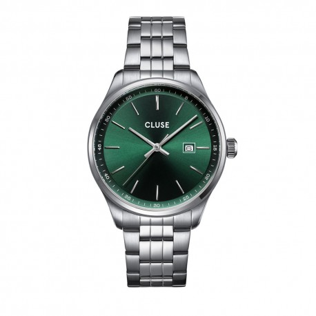 CLUSE Anthéor Steel Green, Silver Colour CL20902 