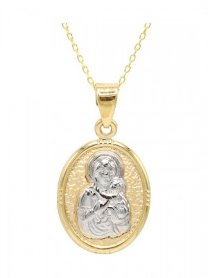 Φυλαχτό Παναγία, Χρυσό 9 Καράτια oro1232