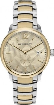 Burberry The Classic Round Two Tone Stainless Steel BU10011