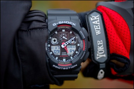 Casio G-Shock Anadigi Black Rubber Strap GA-100-1A4ER 