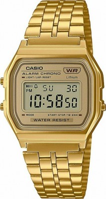 CASIO Vintage Gold Stainless Steel Bracelet A-158WEGV-9AEF 