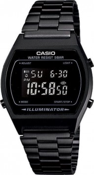 CASIO Collection Black Stainless Steel Bracelet B-640WB-1B