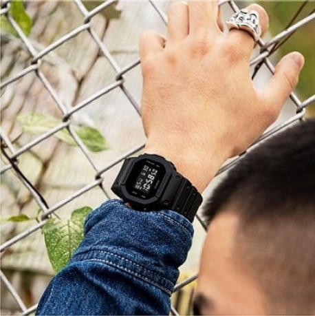 CASIO G-Shock Chrono Black Rubber Strap DW-5600UBB-1ER 