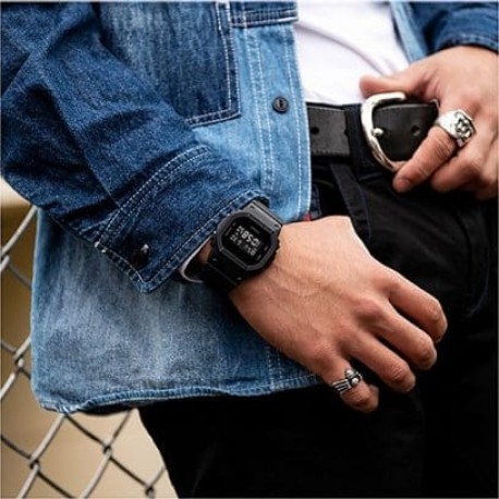 CASIO G-Shock Chrono Black Rubber Strap DW-5600UBB-1ER 