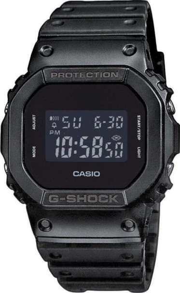 CASIO G-Shock Chrono Black Rubber Strap DW-5600BB-1ER 