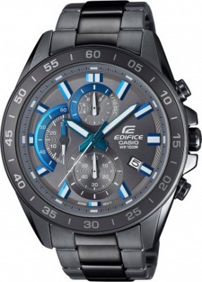 CASIO Edifice Chronograph Black Stainless Steel Bracelet EFV-550GY-8AVUEF