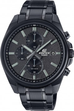 CASIO Edifice Chronograph Black Stainless Steel Bracelet EFV-610DC-1AVUEF