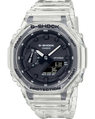 CASIO G-SHOCK Transparent Rubber Strap GA-2100SKE-7AER