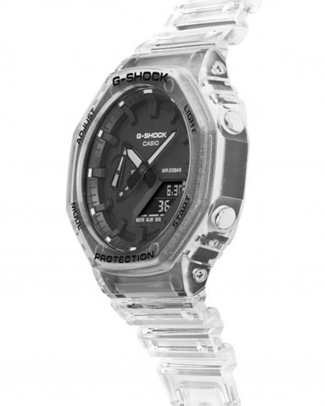 CASIO G-SHOCK Transparent Rubber Strap GA-2100SKE-7AER 