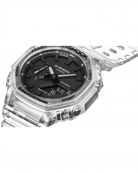 CASIO G-SHOCK Transparent Rubber Strap GA-2100SKE-7AER 