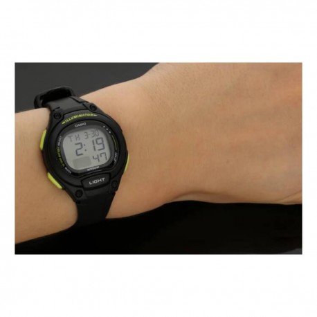 CASIO Collection Black Rubber Strap LW-203-1BVEF 