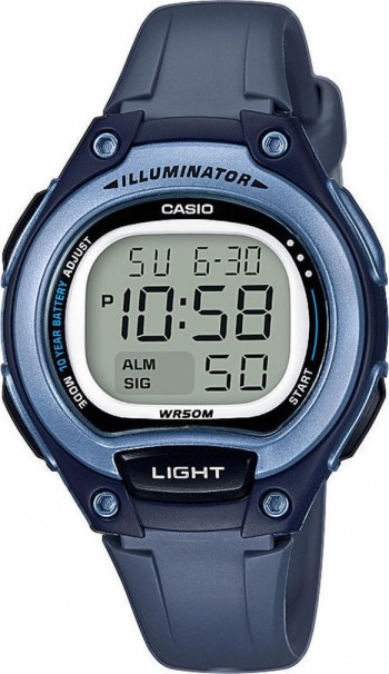 CASIO Collection Blue Rubber Strap LW-203-1BVEF 