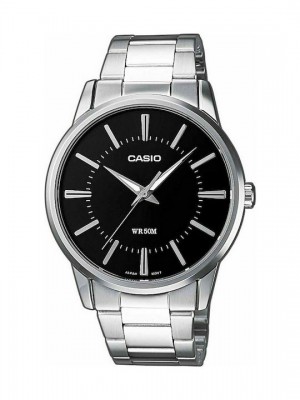 CASIO Collection Stainless Steel Bracelet Black Dial MTP-1303PD-1AVEG