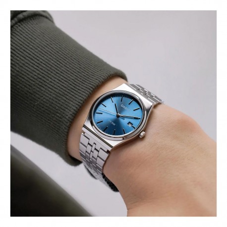 CASIO Collection Silver Stainless Steel Bracelet MTP-B145D-2A2VEF 