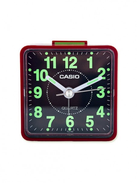 Casio Επιτραπέζιο Ρολόι με Ξυπνητήρι TQ-140-4EF 