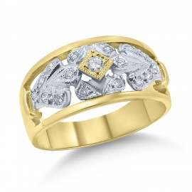 Δαχτυλίδι Χρυσό 18 Καρατίων Με διαμάντια oro2243