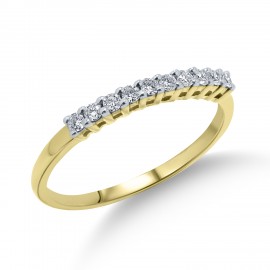 Δαχτυλίδι Χρυσό 18 Καρατίων Με διαμάντια oro2236