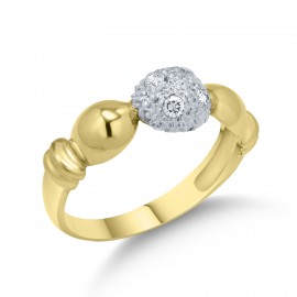 Δαχτυλίδι Χρυσό 14 Καρατίων Με Ζιργκόν oro2288