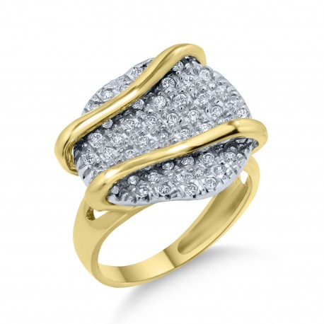 Δαχτυλίδι Χρυσό 14 Καρατίων Με Ζιργκόν oro2407 