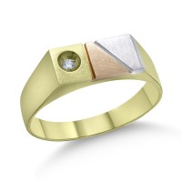 Δαχτυλίδι Χρυσό 14 Καρατίων Με Ζιργκόν oro2764