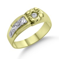 Δαχτυλίδι Χρυσό 14 Καρατίων Με Ζιργκόν oro2765