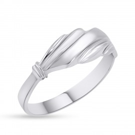 Δαχτυλίδι Λευκόχρυσο 14 Καράτια oro2872