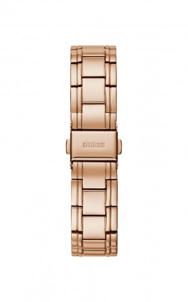 GUESS Aura Crystals Rose Gold Stainless Steel Bracelet GW0047L2 