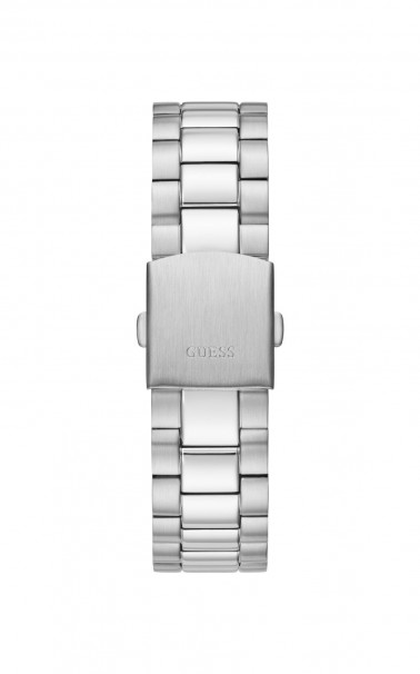 GUESS Connoisseur Silver Stainless Steel Bracelet GW0265G1 