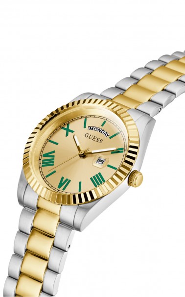 GUESS Connoisseur Two Tone Stainless Steel Bracelet GW0265G14 