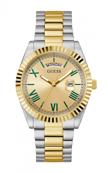 GUESS Connoisseur Two Tone Stainless Steel Bracelet GW0265G14 