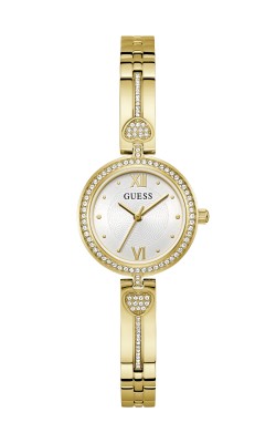 GUESS LOVELY Crystals Gold Stainless Steel Bracelet GW0655L2