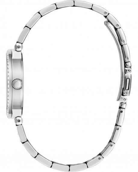 GUESS Fawn Crystals Silver Stainless Steel Bracelet GW0686L1 