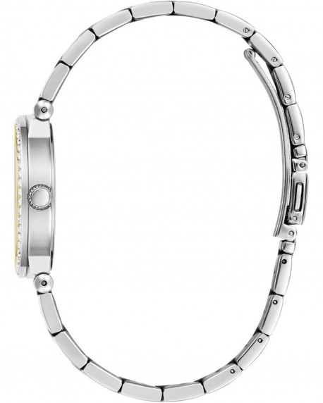 GUESS Fawn Crystals Two Tone Stainless Steel Bracelet GW0686L2 