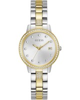 GUESS Heartless Crystals Two Tone Stainless Steel Bracelet GW0725L1