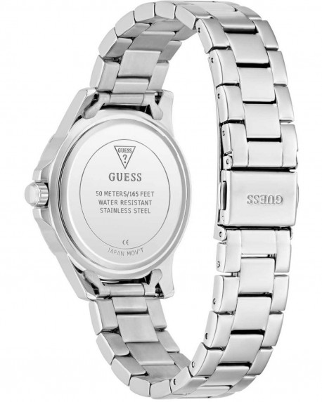 GUESS Mist Crystals Silver Stainless Steel Bracelet GW0948L6 