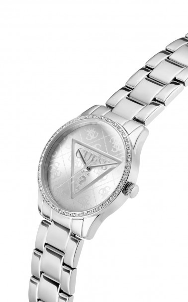 GUESS Roxy Crystals Silver Stainless Steel Bracelet GW0987L1 