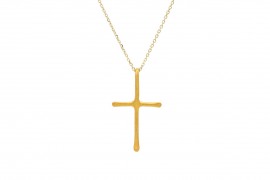 Σταυρός Με Αλυσίδα Χρυσός 9 Καράτια oro1141