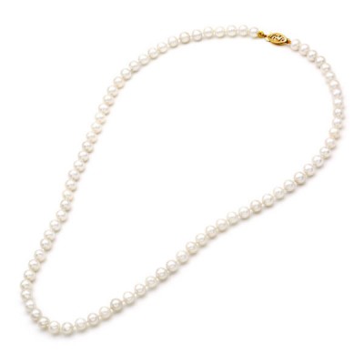 Κολιέ Mε Mαργαριτάρια Fresh Water Pearl,Χρυσό 14 Καρατίων oro1584