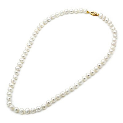 Κολιέ Mε Mαργαριτάρια Fresh Water Pearl,Χρυσό 14 Καρατίων oro1587