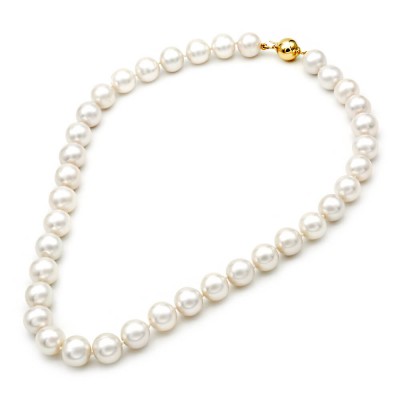 Κολιέ Mε Mαργαριτάρια Fresh Water Pearl Χρυσό 14 Καράτια oro1564