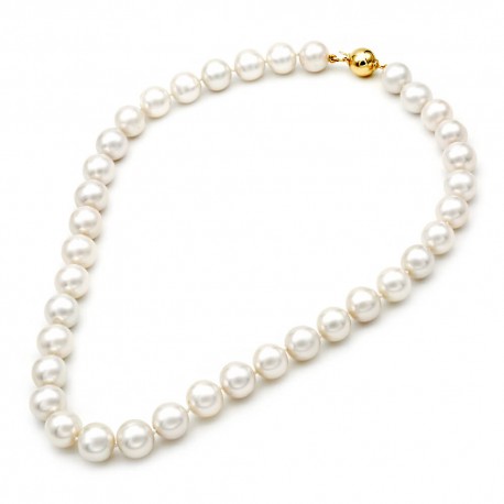 Κολιέ Mε Mαργαριτάρια Fresh Water Pearl Χρυσό 14 Καράτια oro1564 