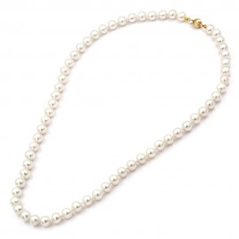 Κολιέ Mε Mαργαριτάρια Fresh Water Pearl 6,5-7,0MM ,Χρυσό 14 Καρατίων 110425