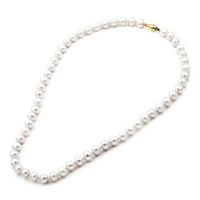 Κολιέ Mε Mαργαριτάρια Fresh Water Pearl 7,0-8,0MM ,Χρυσό 18 Καρατίων 110947