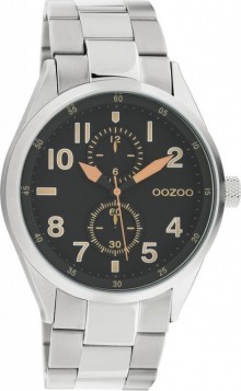 OOZOO Timepieces Silver Metallic Bracelet C10634