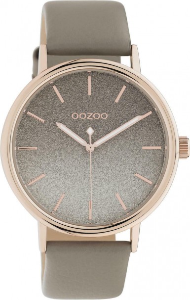 OOZOO Timepieces Brown Leather Strap C10937 