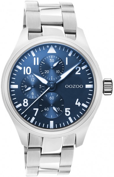 OOZOO Timepieces Silver Stainless Steel Bracelet C10955 