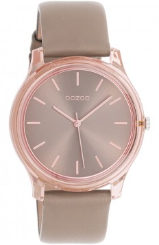 OOZOO Timepieces Brown Leather Strap C11144