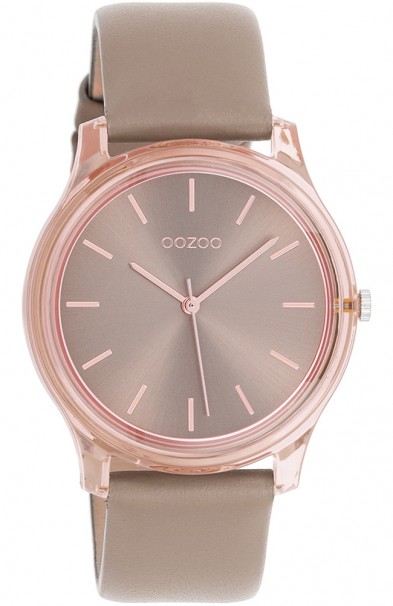 OOZOO Timepieces Brown Leather Strap C11144 